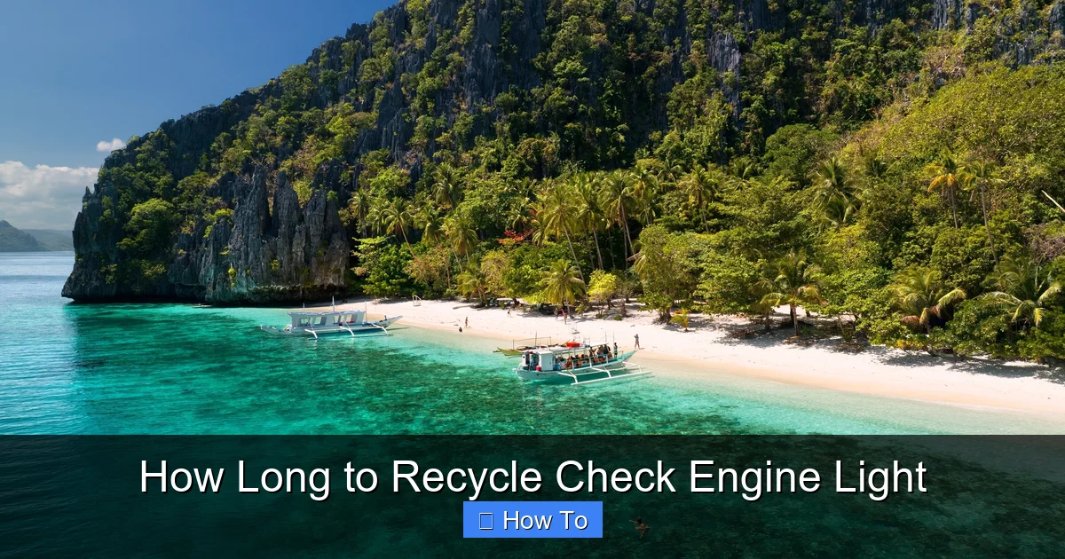 How Long to Recycle Check Engine Light