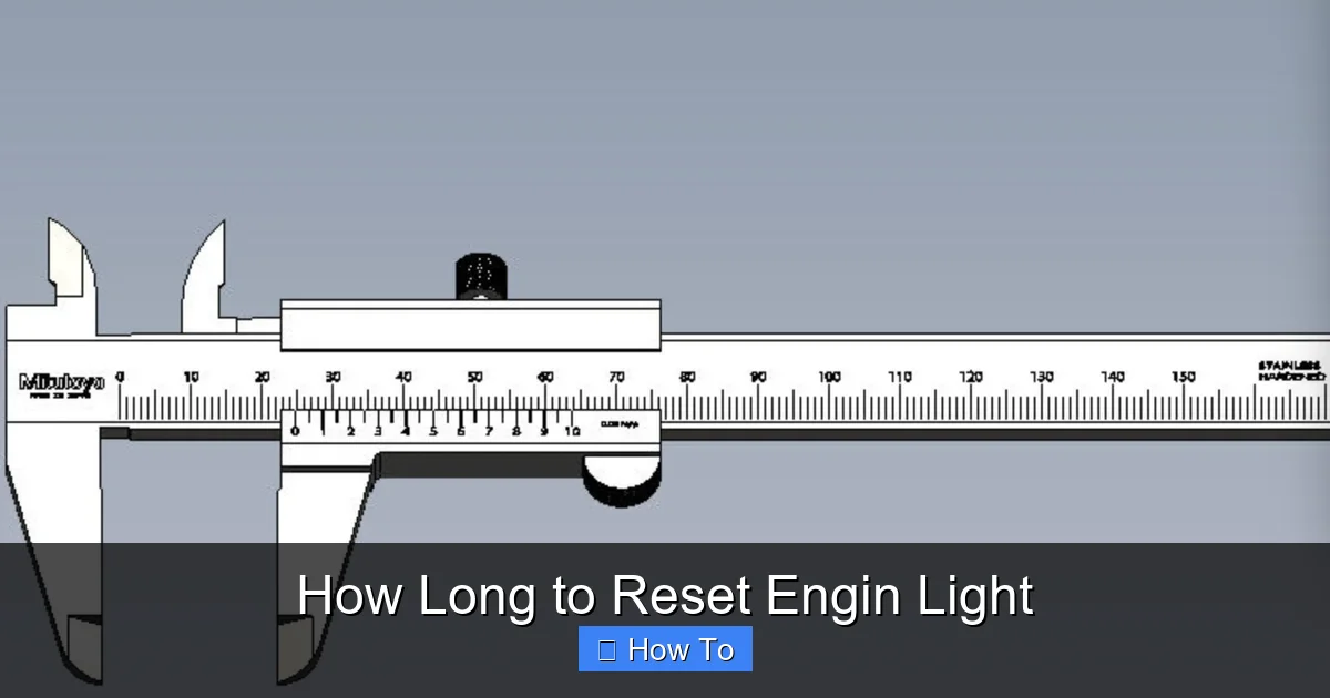How Long to Reset Engin Light