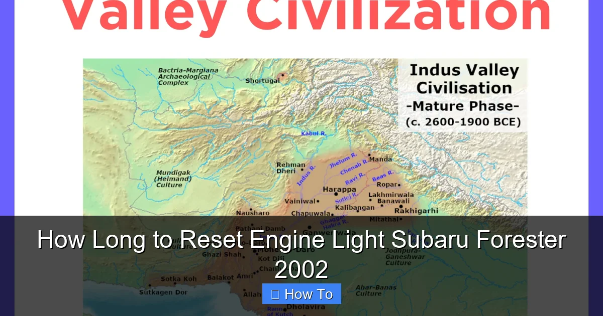 How Long to Reset Engine Light Subaru Forester 2002