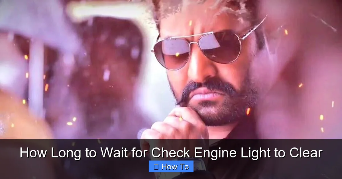 How Long to Wait for Check Engine Light to Clear
