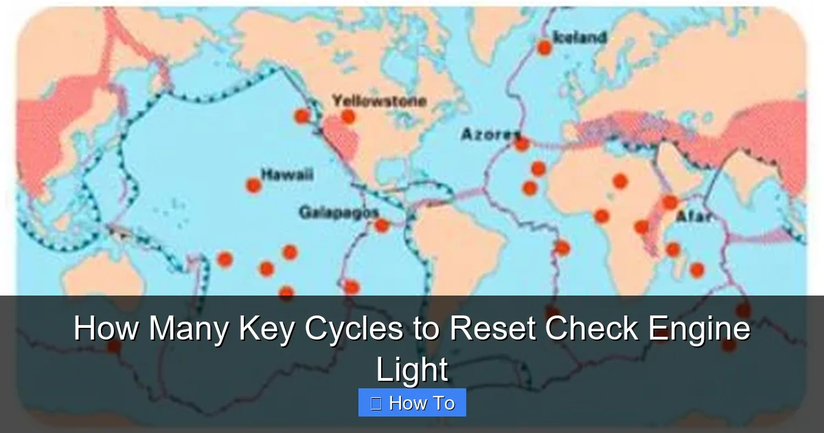 How Many Key Cycles to Reset Check Engine Light