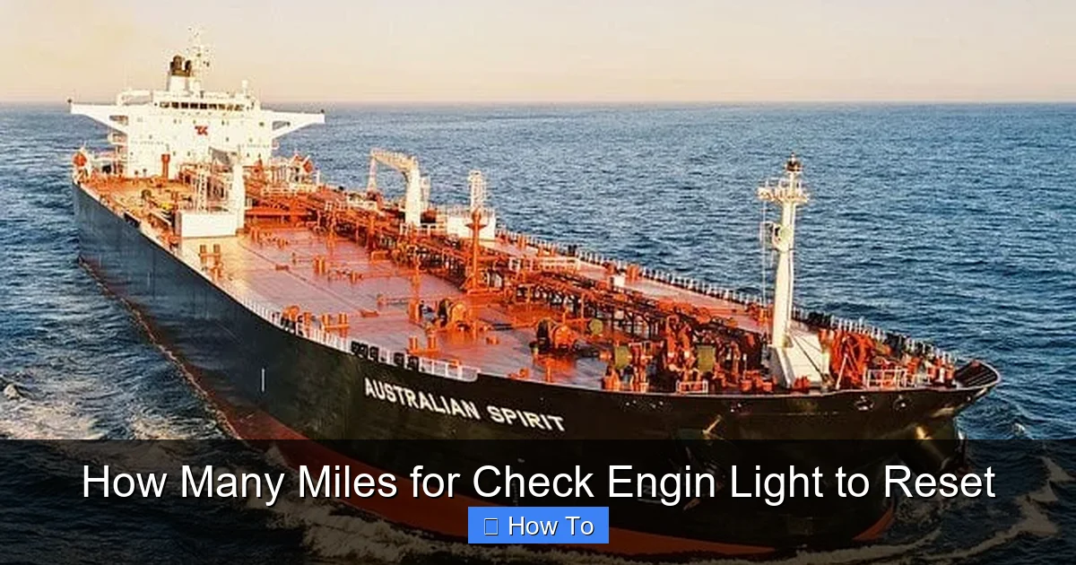 How Many Miles for Check Engin Light to Reset