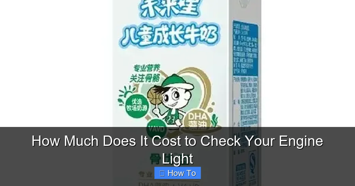 How Much Does It Cost to Check Your Engine Light