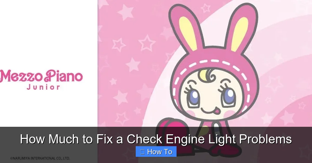 How Much to Fix a Check Engine Light Problems