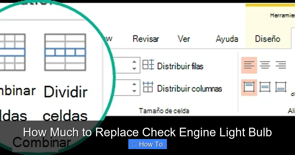 How Much to Replace Check Engine Light Bulb