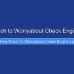 How Much to Worryabout Check Engine Light