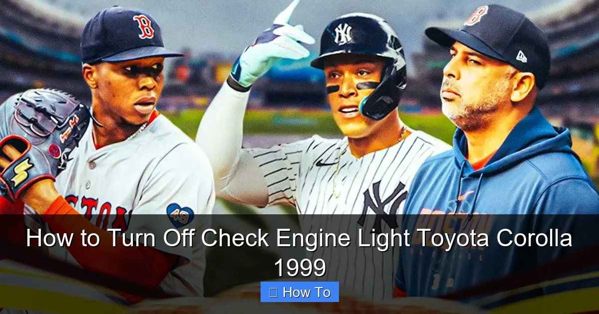 How to Turn Off Check Engine Light Toyota Corolla 1999