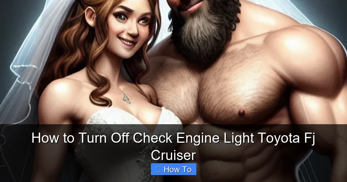 How to Turn Off Check Engine Light Toyota Fj Cruiser