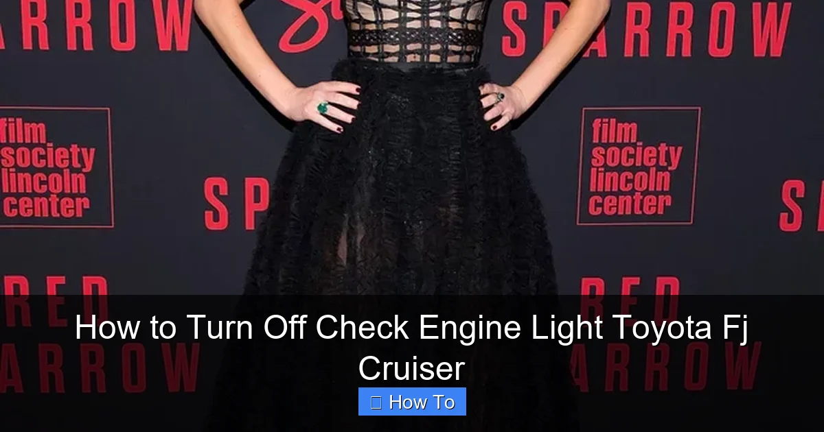 How to Turn Off Check Engine Light Toyota Fj Cruiser
