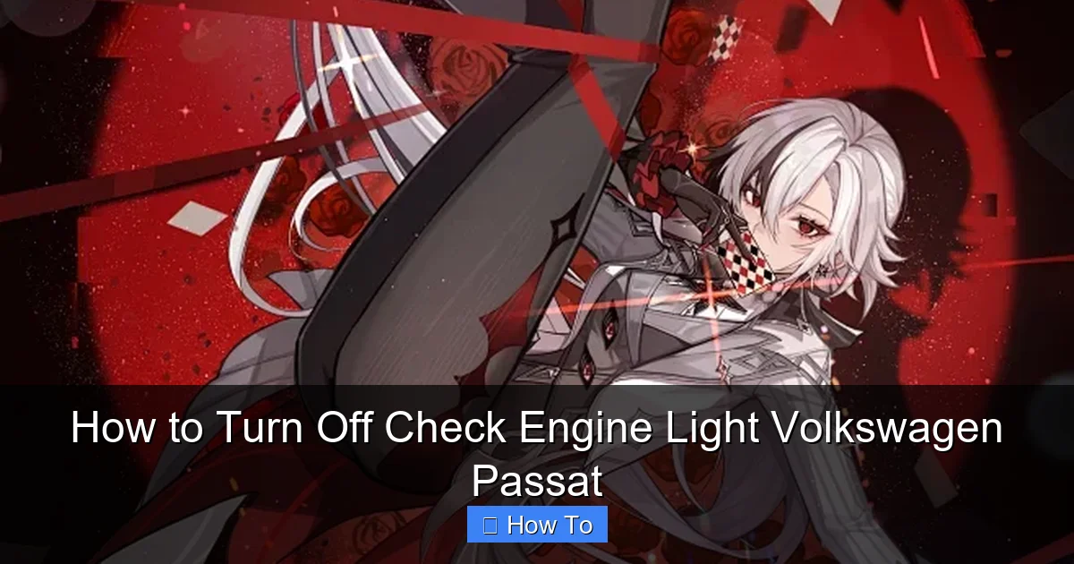How to Turn Off Check Engine Light Volkswagen Passat