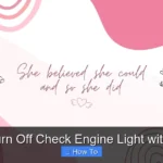 How to Turn Off Check Engine Light with No Cats