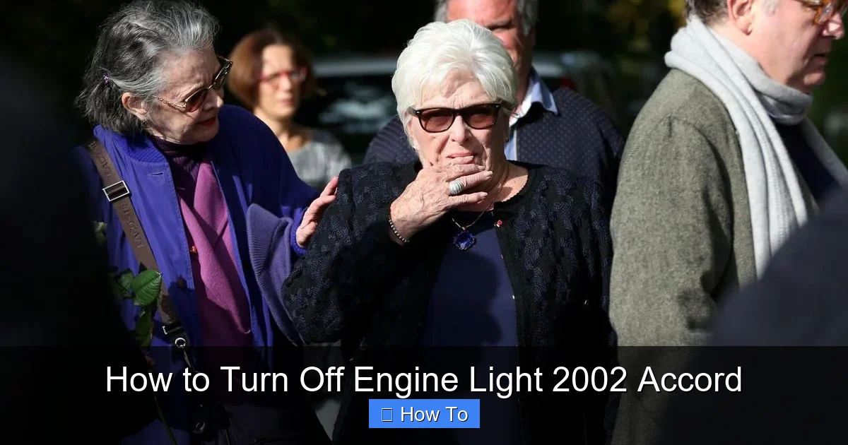 How to Turn Off Engine Light 2002 Accord