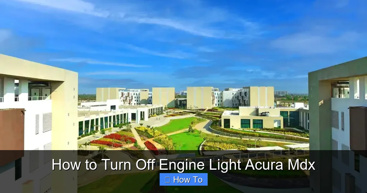 How to Turn Off Engine Light Acura Mdx