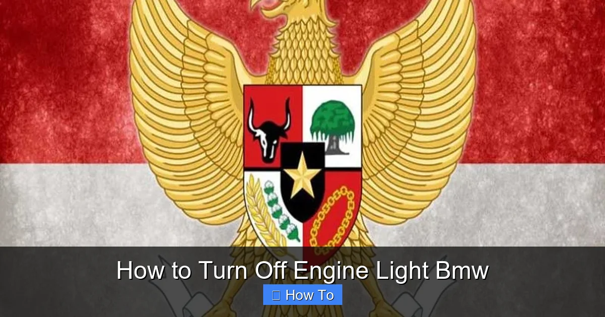 How to Turn Off Engine Light Bmw