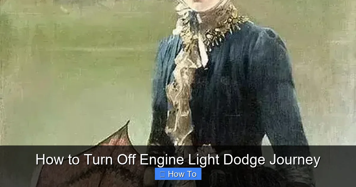 How to Turn Off Engine Light Dodge Journey