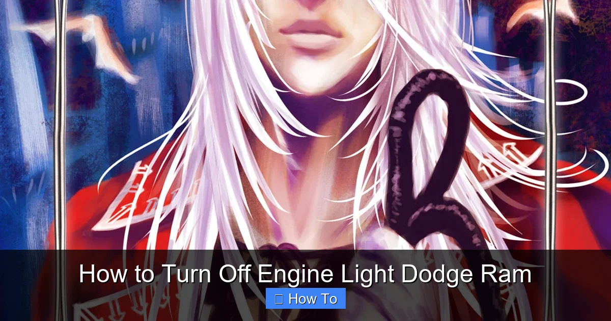 How to Turn Off Engine Light Dodge Ram
