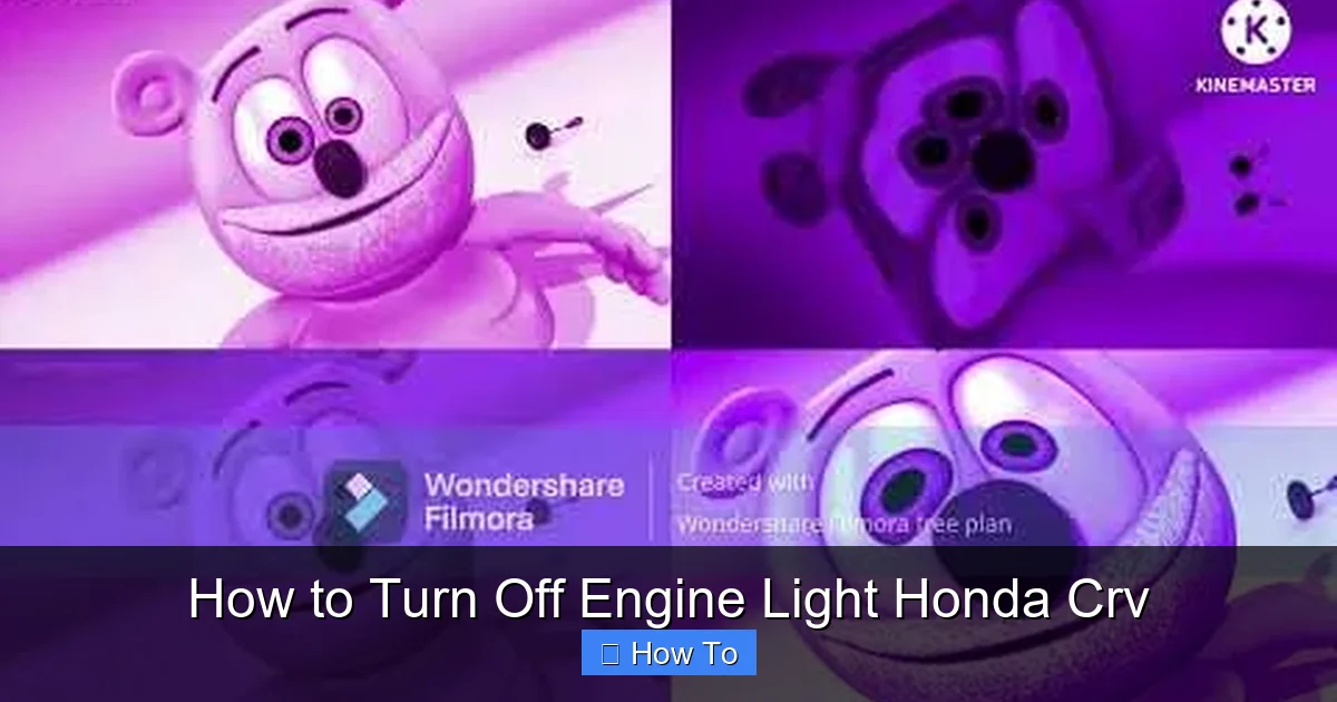How to Turn Off Engine Light Honda Crv