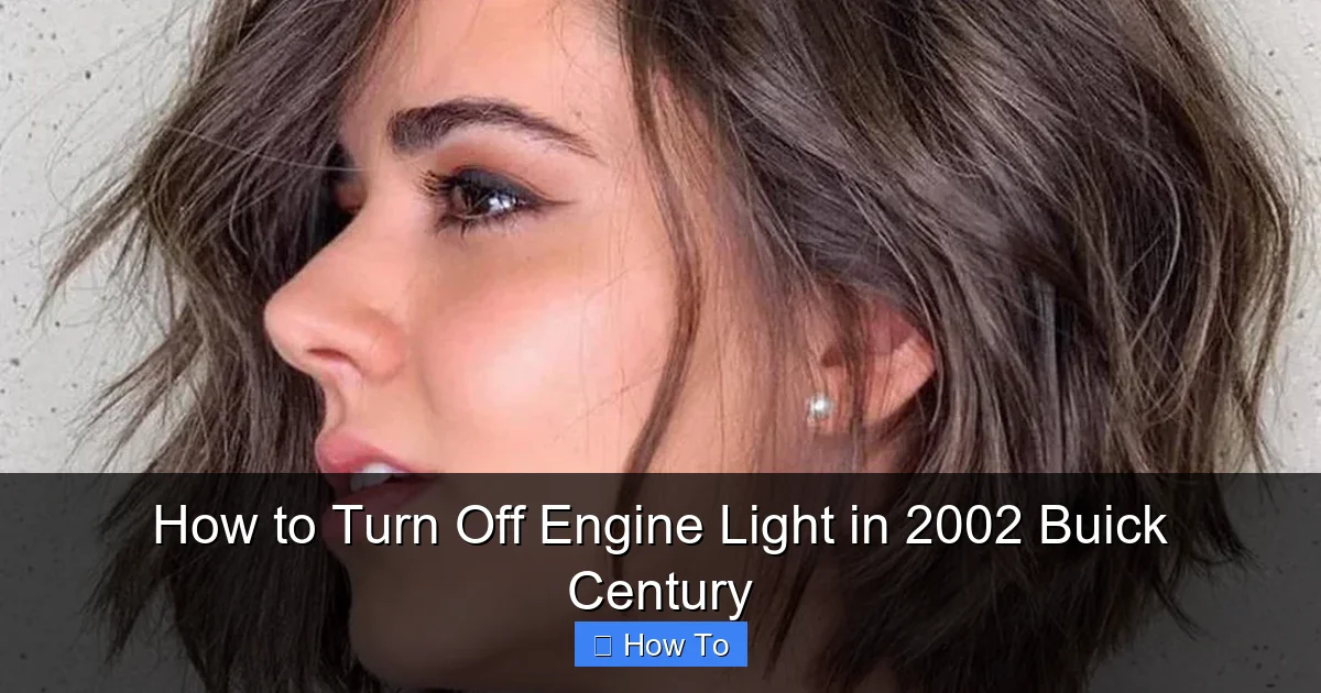 How to Turn Off Engine Light in 2002 Buick Century