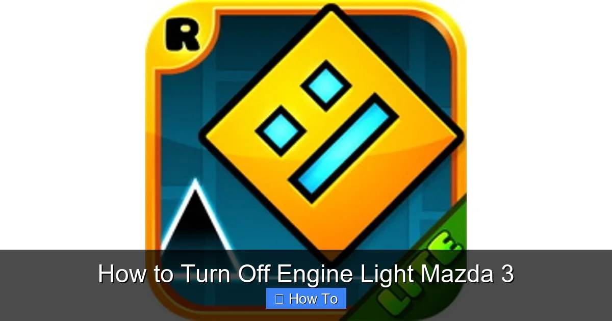How to Turn Off Engine Light Mazda 3