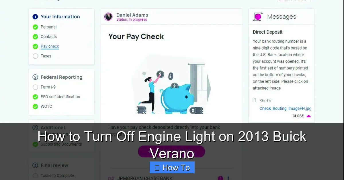How to Turn Off Engine Light on 2013 Buick Verano