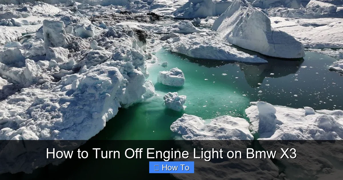 How to Turn Off Engine Light on Bmw X3