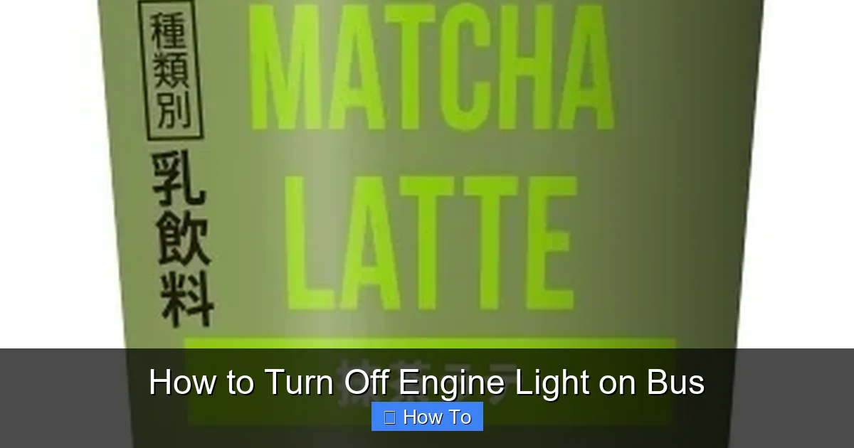 How to Turn Off Engine Light on Bus