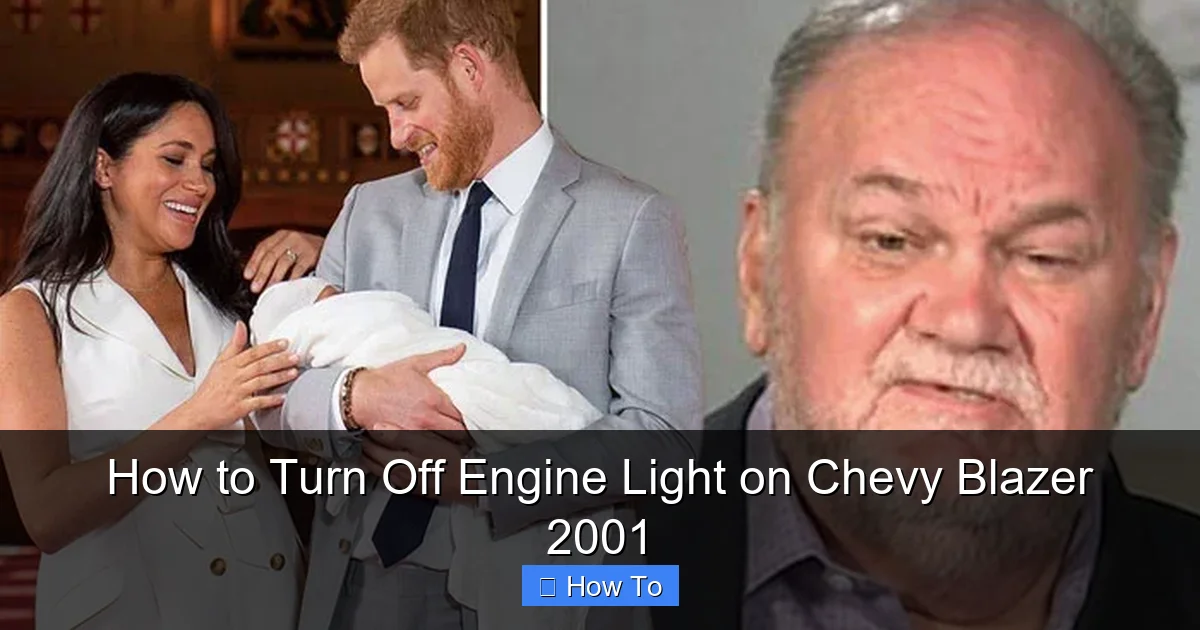 How to Turn Off Engine Light on Chevy Blazer 2001