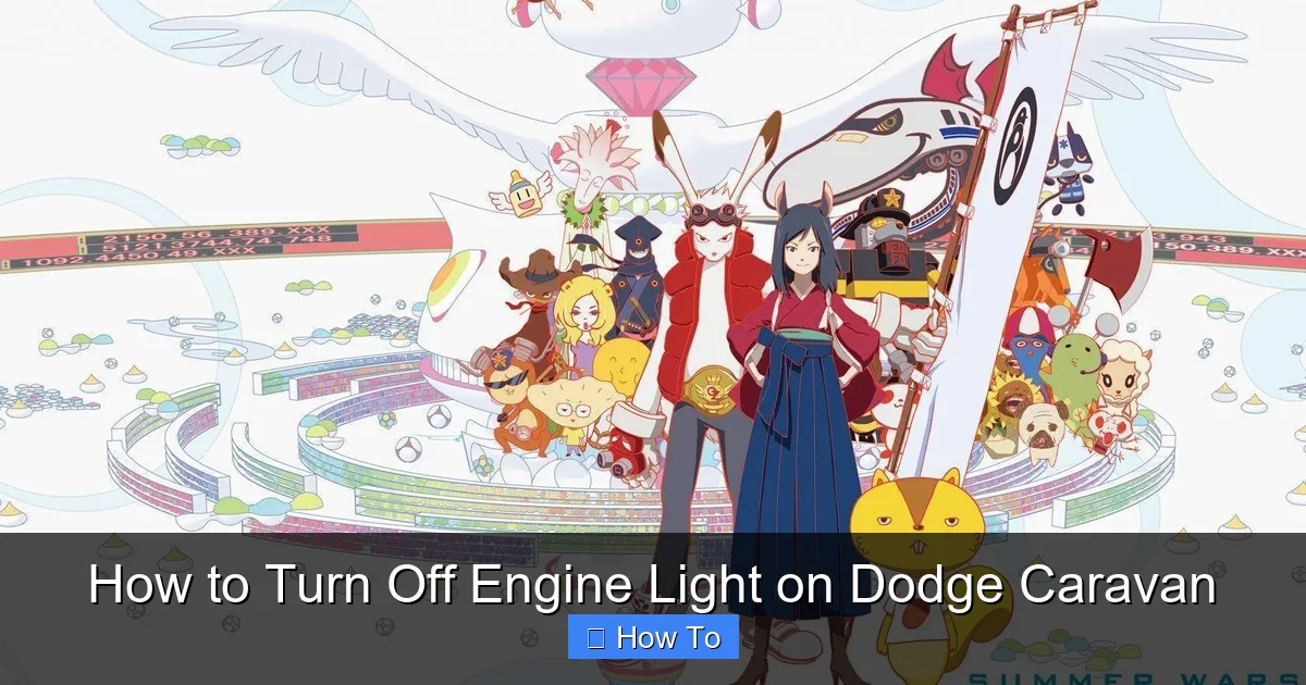 How to Turn Off Engine Light on Dodge Caravan