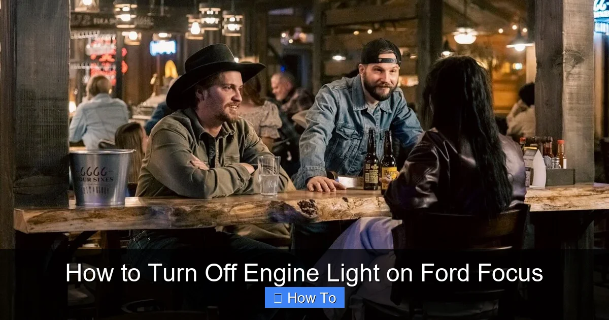 How to Turn Off Engine Light on Ford Focus