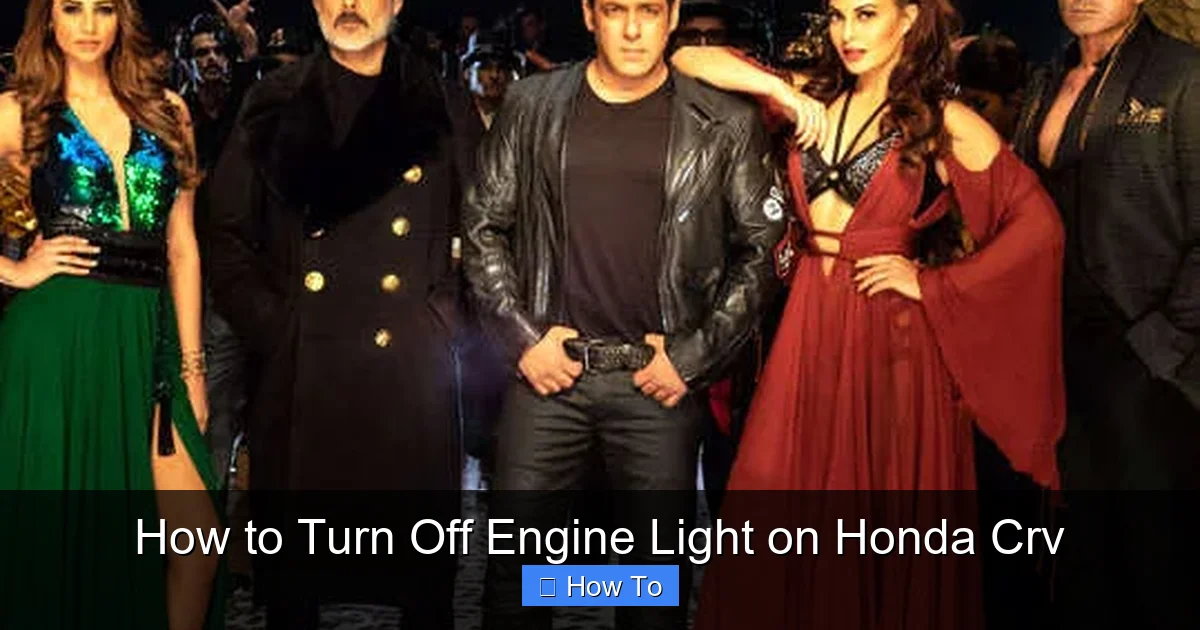 How to Turn Off Engine Light on Honda Crv