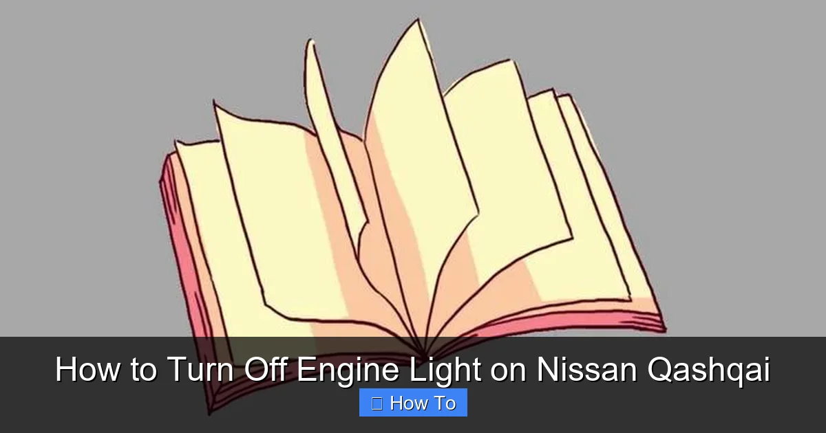 How to Turn Off Engine Light on Nissan Qashqai