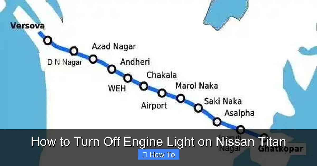 How to Turn Off Engine Light on Nissan Titan