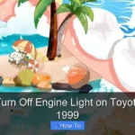 How to Turn Off Engine Light on Toyota Camry 1999