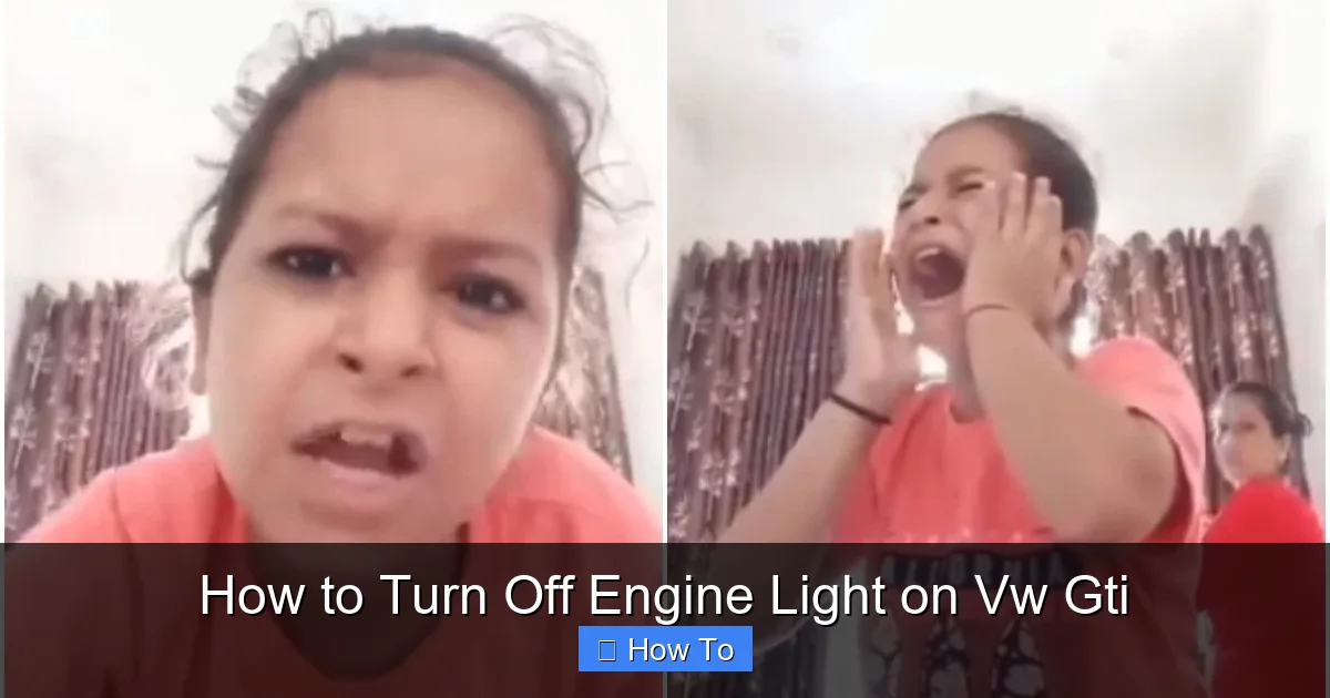 How to Turn Off Engine Light on Vw Gti