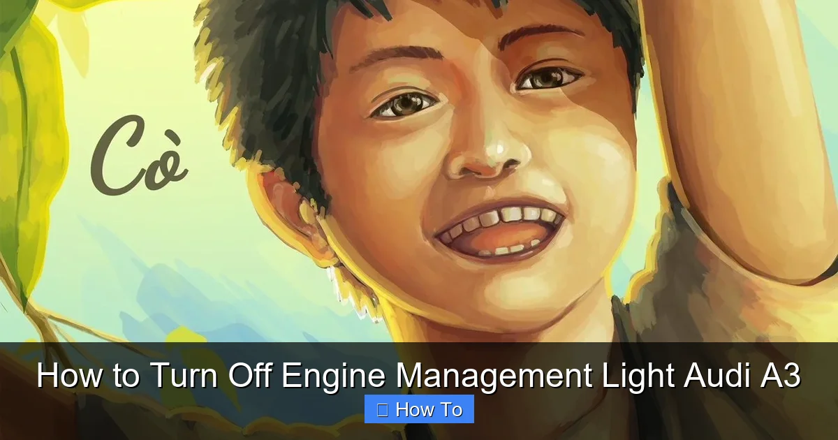 How to Turn Off Engine Management Light Audi A3