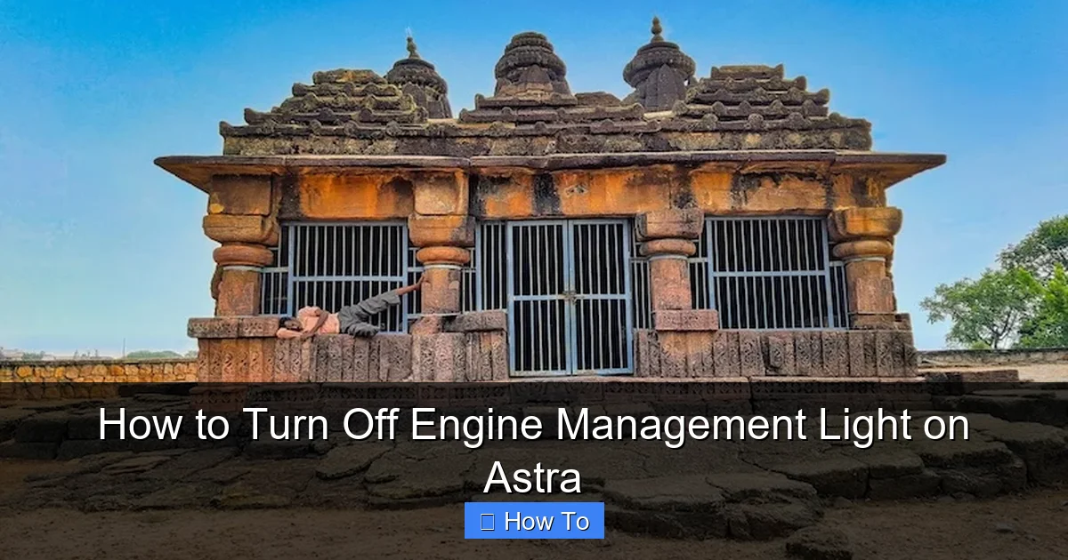 How to Turn Off Engine Management Light on Astra