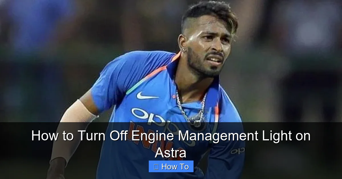 How to Turn Off Engine Management Light on Astra