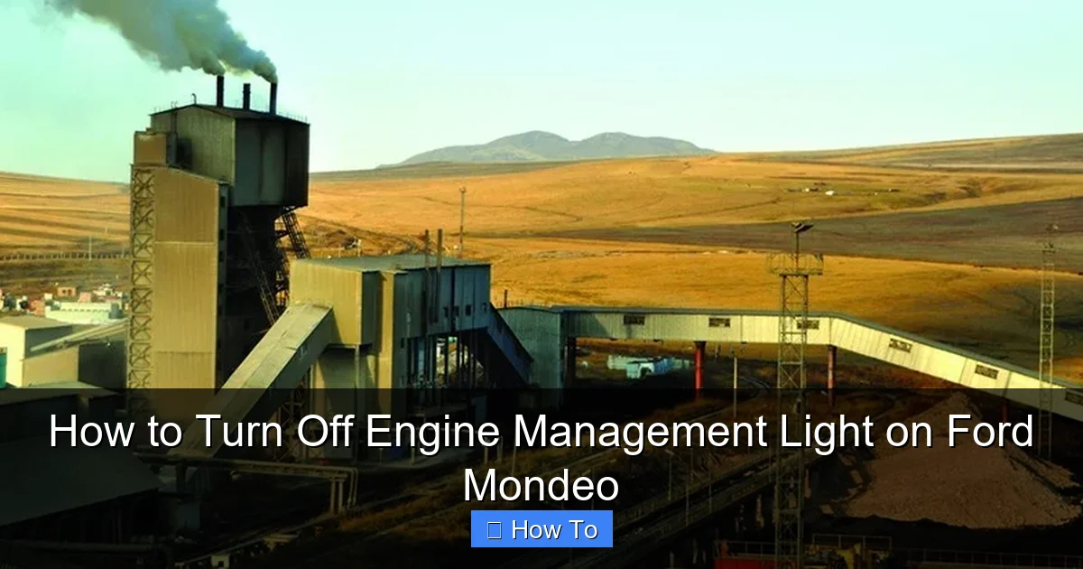 How to Turn Off Engine Management Light on Ford Mondeo