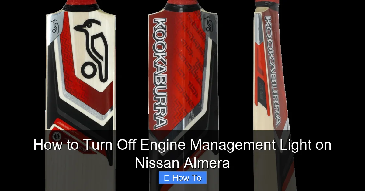 How to Turn Off Engine Management Light on Nissan Almera