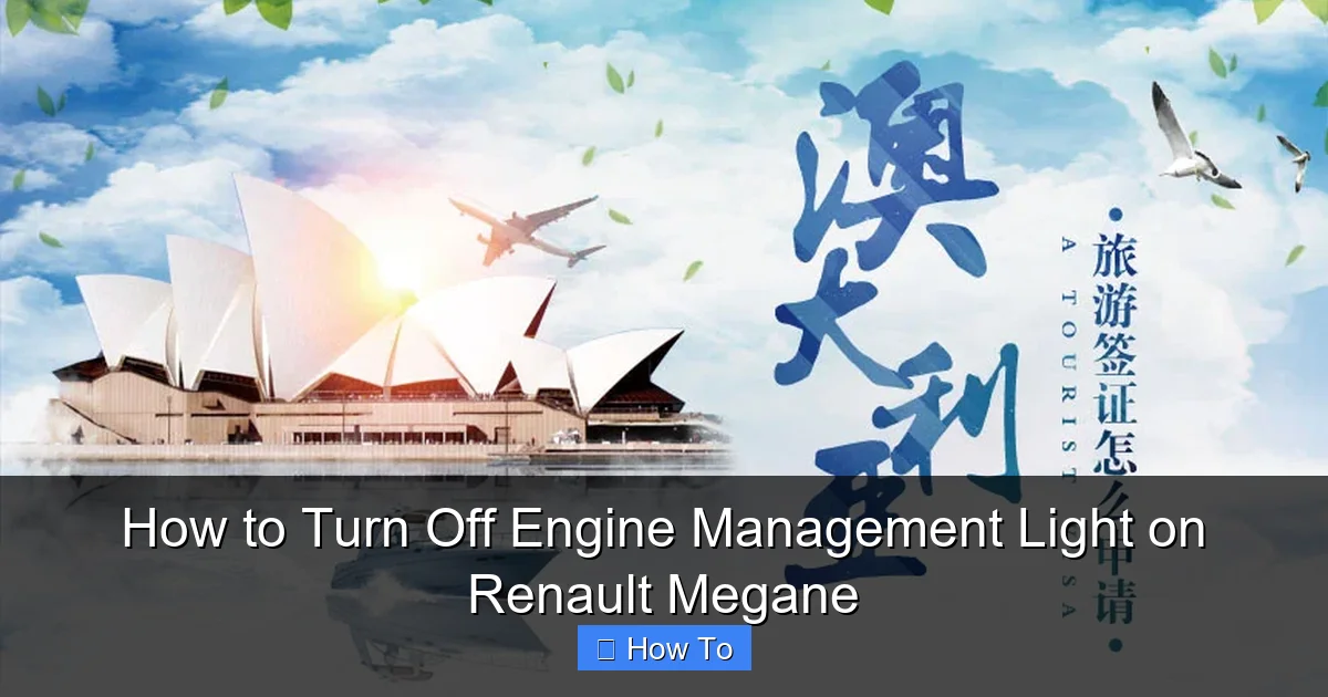 How to Turn Off Engine Management Light on Renault Megane