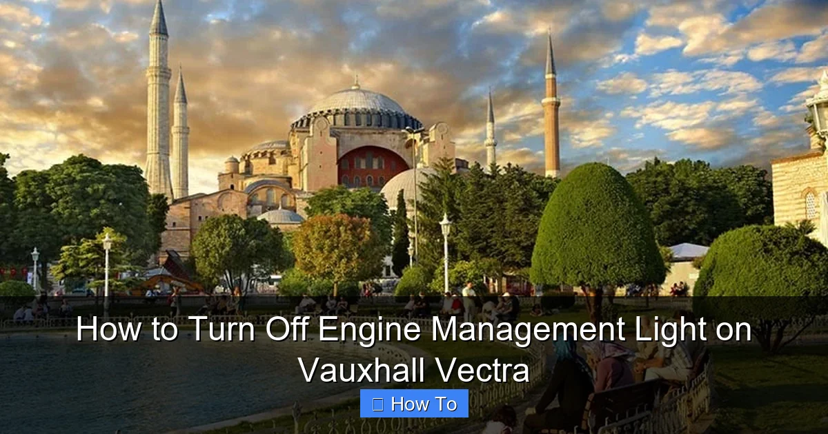 How to Turn Off Engine Management Light on Vauxhall Vectra