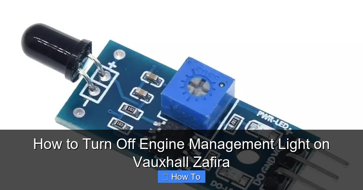 How to Turn Off Engine Management Light on Vauxhall Zafira
