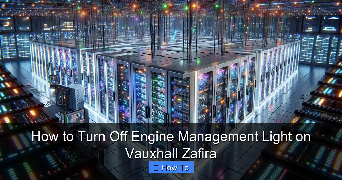How to Turn Off Engine Management Light on Vauxhall Zafira