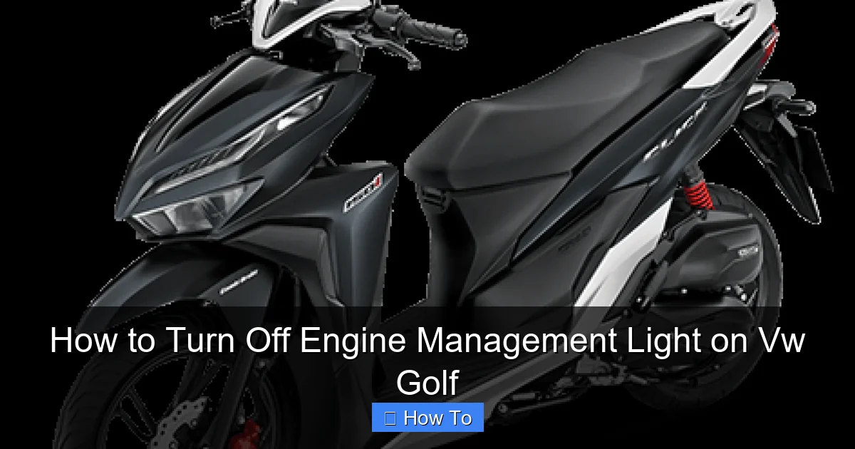 How to Turn Off Engine Management Light on Vw Golf