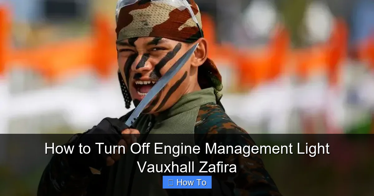 How to Turn Off Engine Management Light Vauxhall Zafira