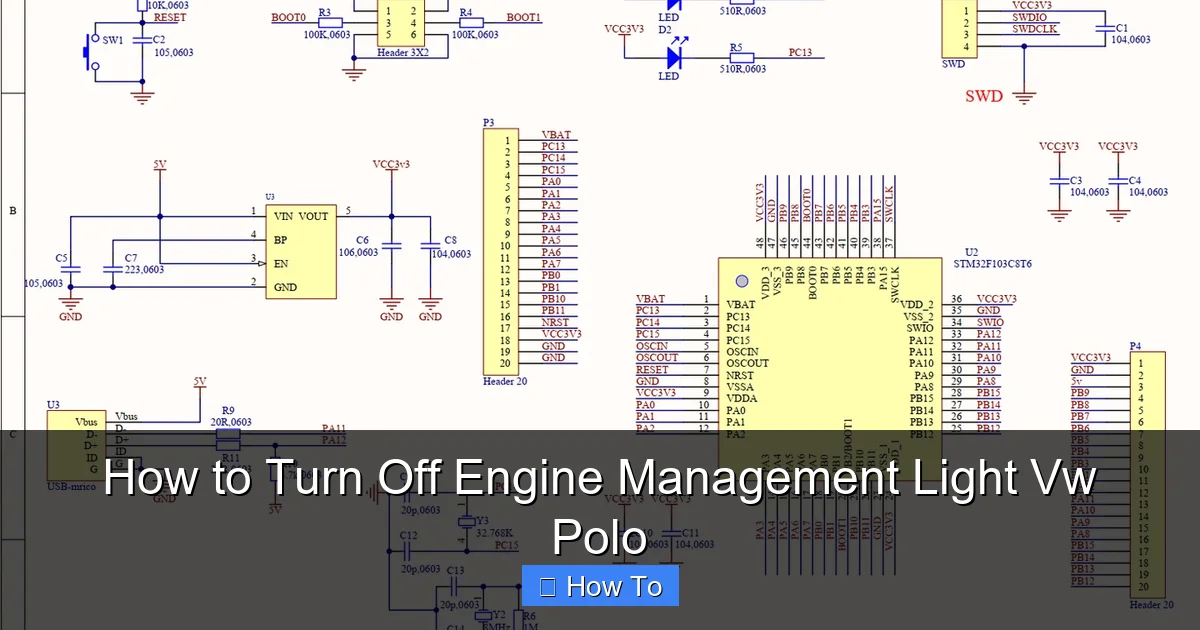 How to Turn Off Engine Management Light Vw Polo
