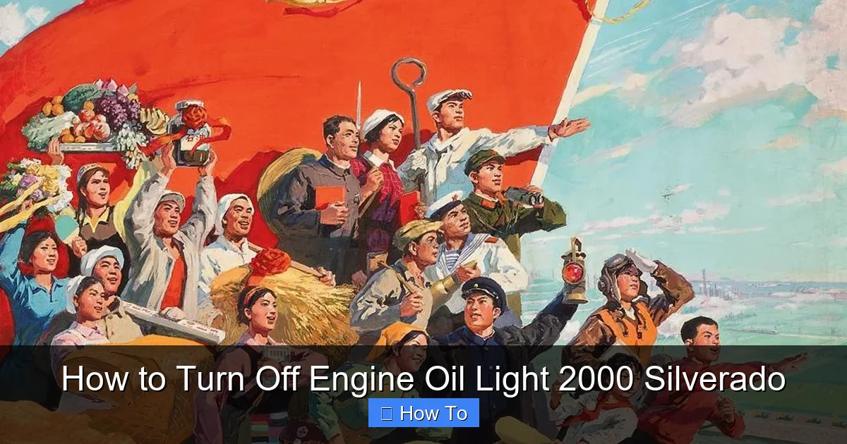 How to Turn Off Engine Oil Light 2000 Silverado