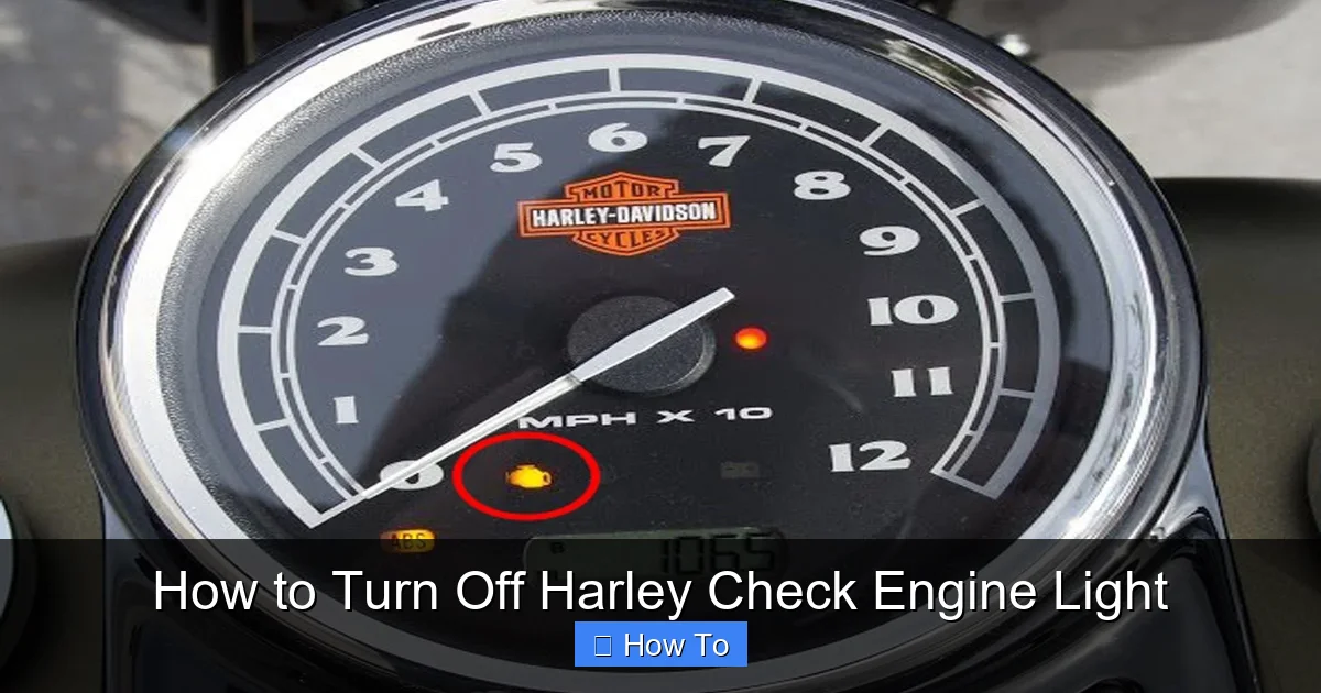 How to Turn Off Harley Check Engine Light