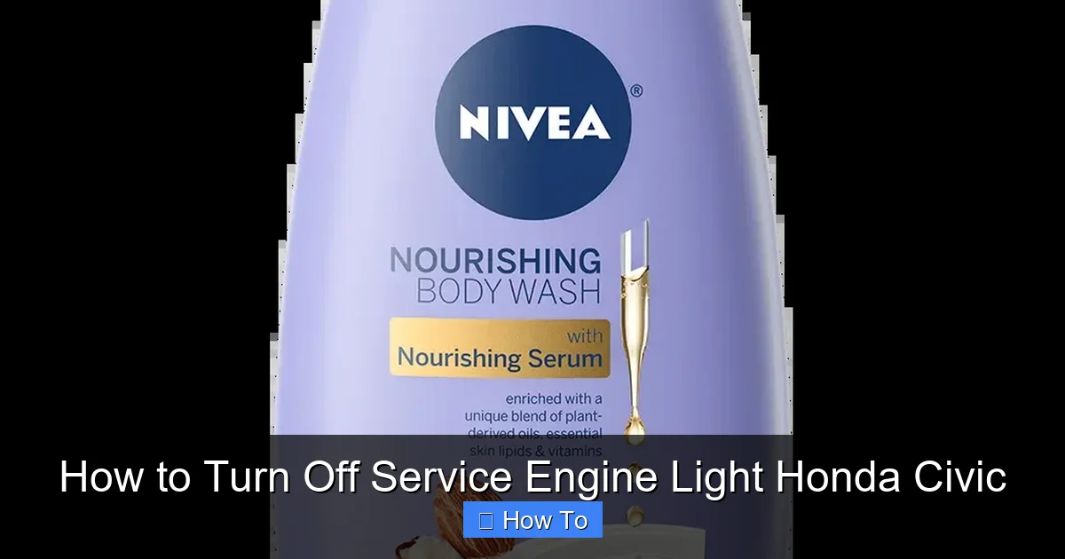 How to Turn Off Service Engine Light Honda Civic