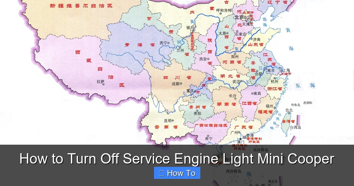 How to Turn Off Service Engine Light Mini Cooper